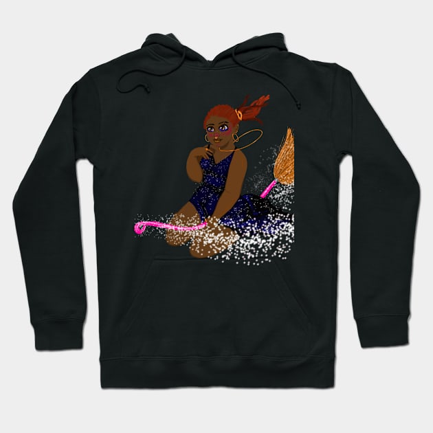 Midnight Flight Hoodie by Witchvibes